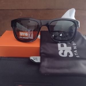 New Spy Optics Hunt Polarized Sunglasses,Gloss Black